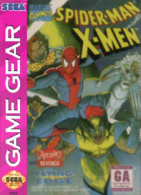 Spiderman X-Men Arcade's Revenge Sega Game Gear US box art